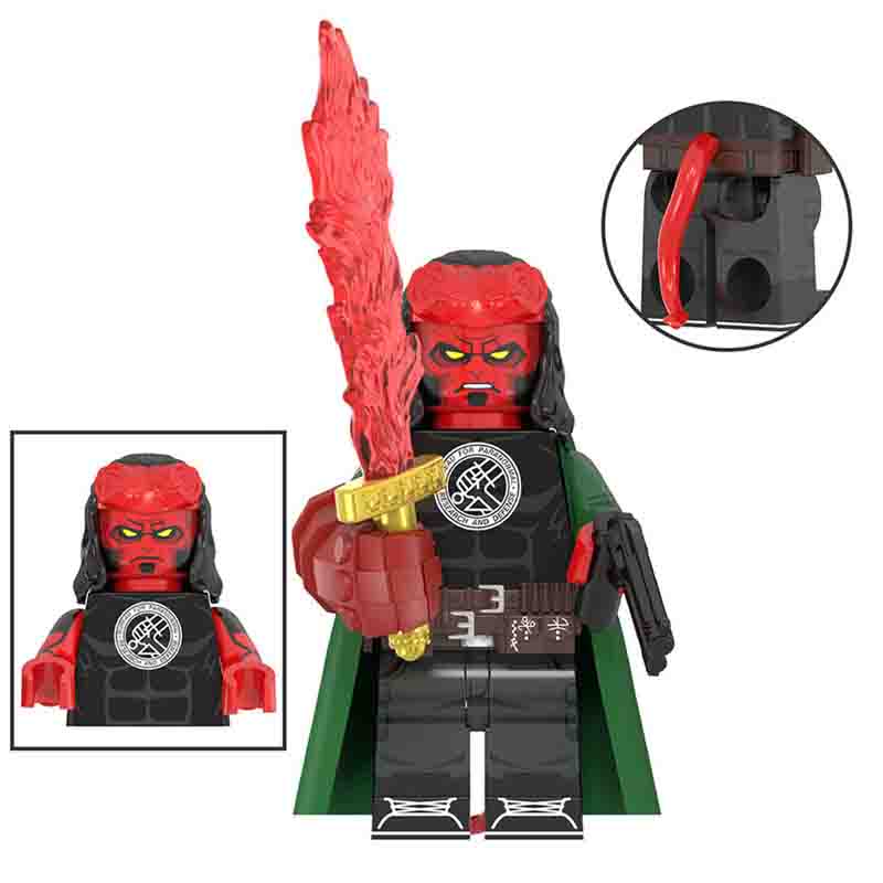 Movies Lego Custom Minifigure - Hellboy