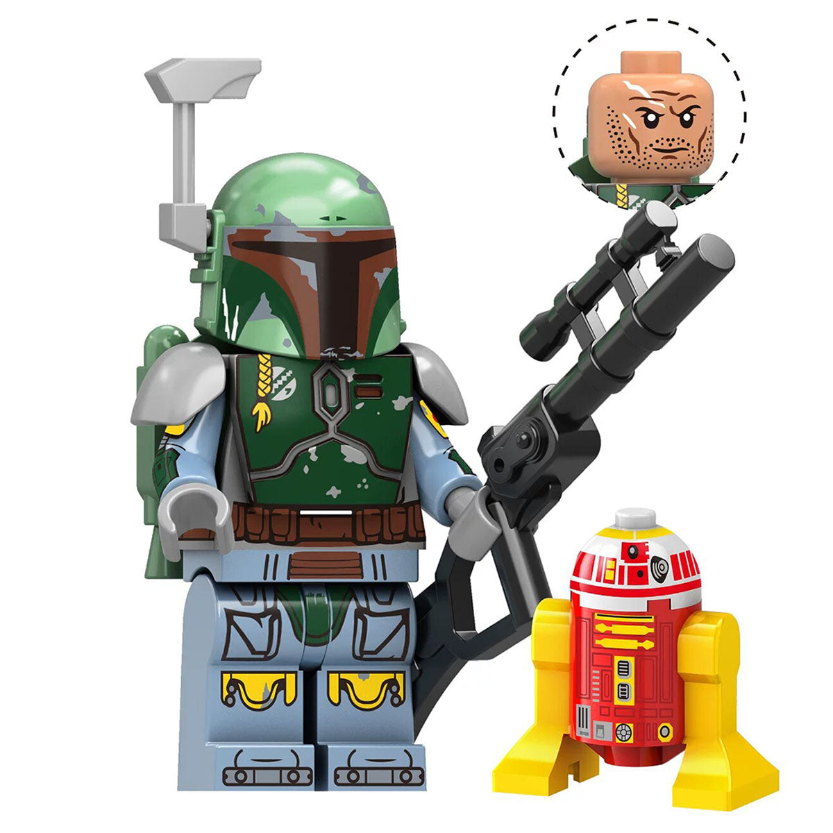 Star Wars Lego Custom Minifigure - Boba Fett