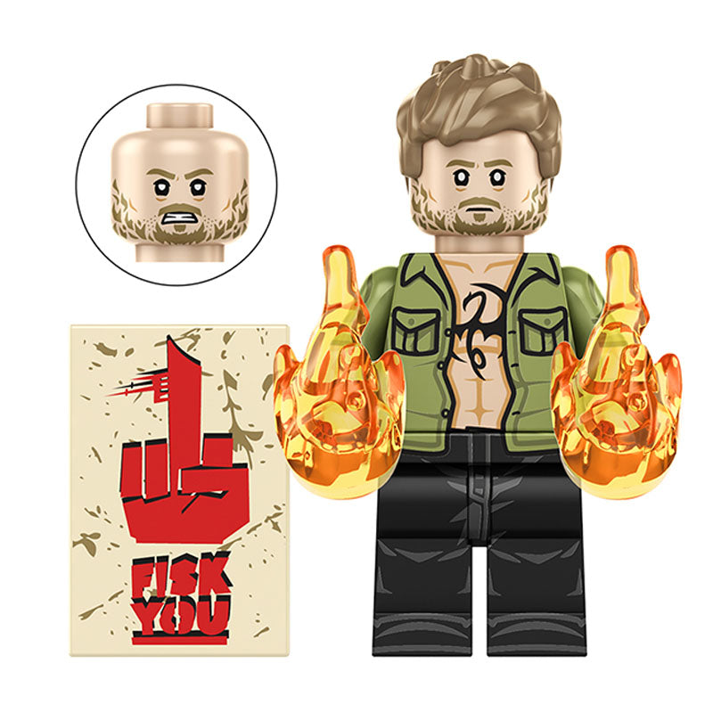 Marvel Lego Custom Minifigure - Iron Fist Defenders