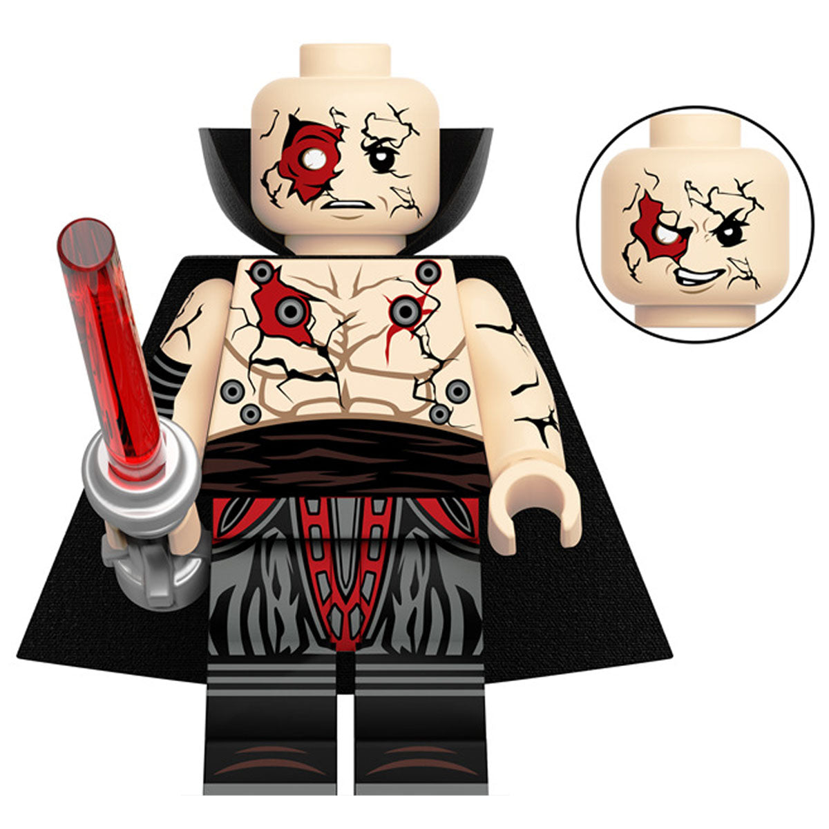 Star Wars Lego Custom Minifigure - Darth Sion