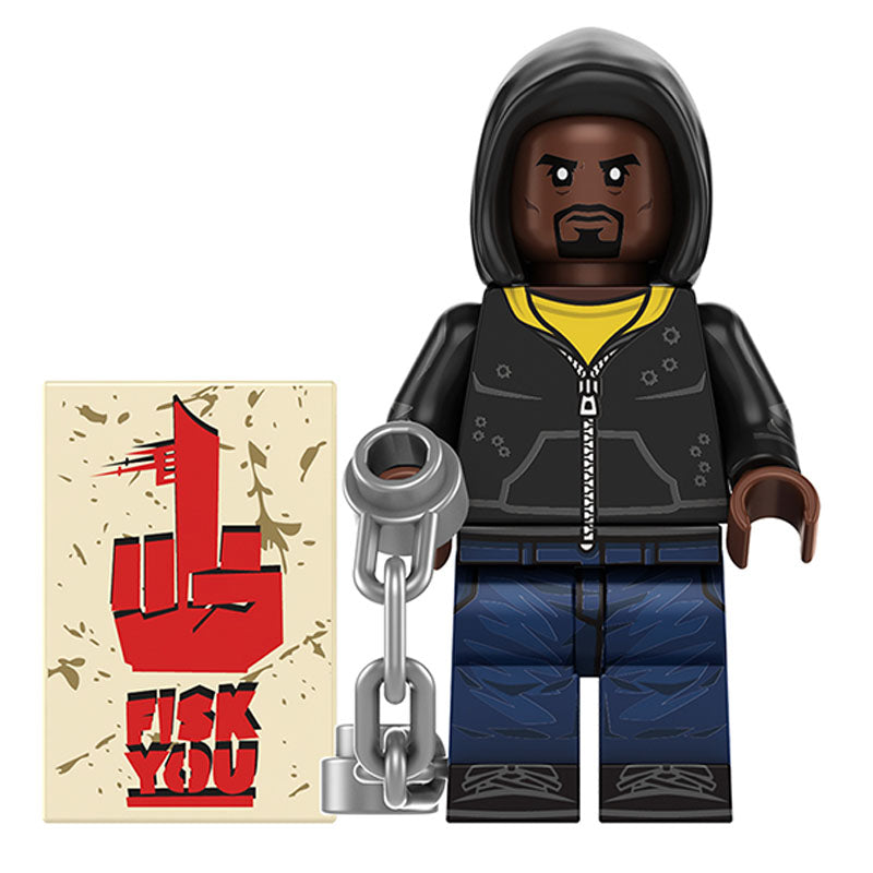 Marvel Lego Custom Minifigure - Luke Cage Defenders