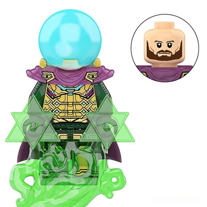 Marvel Lego Custom Minifigure - Mysterio from Spider-Man
