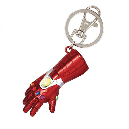 Marvel Infinity Saga Nano Iron Man Gauntlet 3D Pewter Keychain
