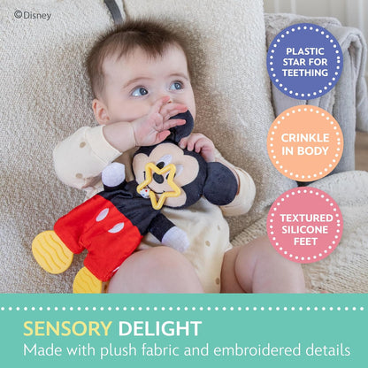 Disney Mickey Mouse Sensory Blanky with Crinkle