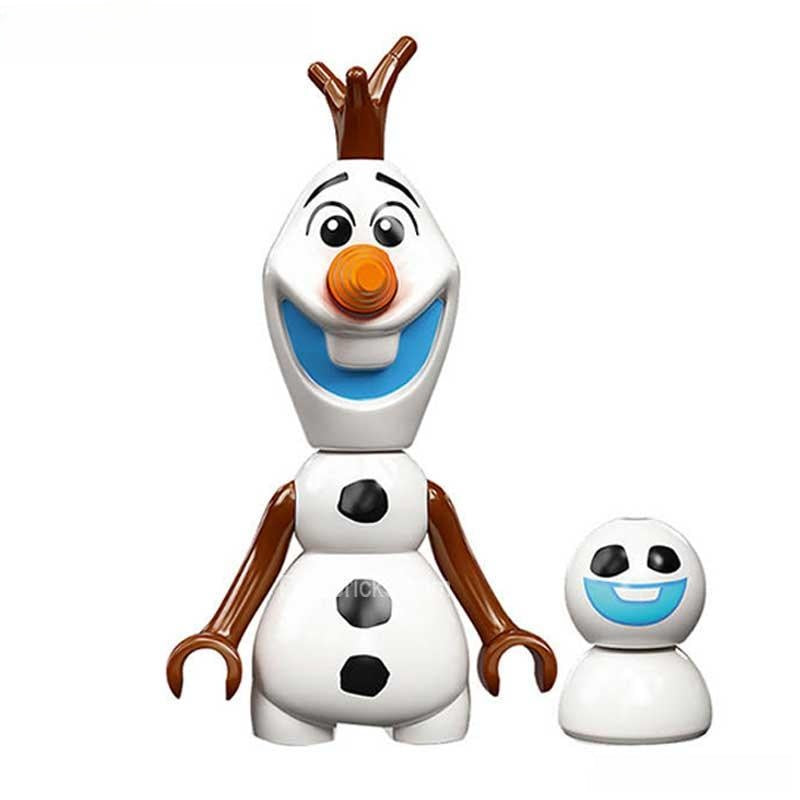 Disney Lego Custom Minifigure - Olaf from Frozen