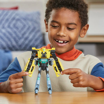 Transformers Action Figure Set - Bumblebee & Mo Malto (EarthSpark Cyber-Combiner)