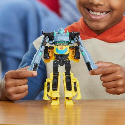 Transformers Action Figure Set - Bumblebee & Mo Malto (EarthSpark Cyber-Combiner)