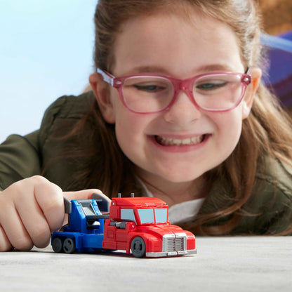 Transformers Action Figure - Optimus Prime (EarthSpark 1-Step Smash Changers)