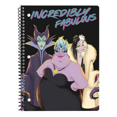 Disney Villains Single Subject Notebook