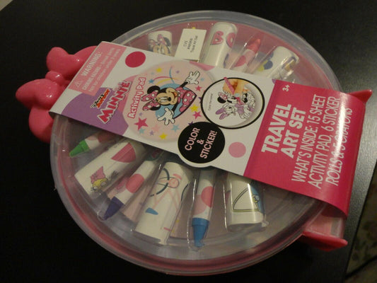 Disney Minnie Mouse Travel Art Set