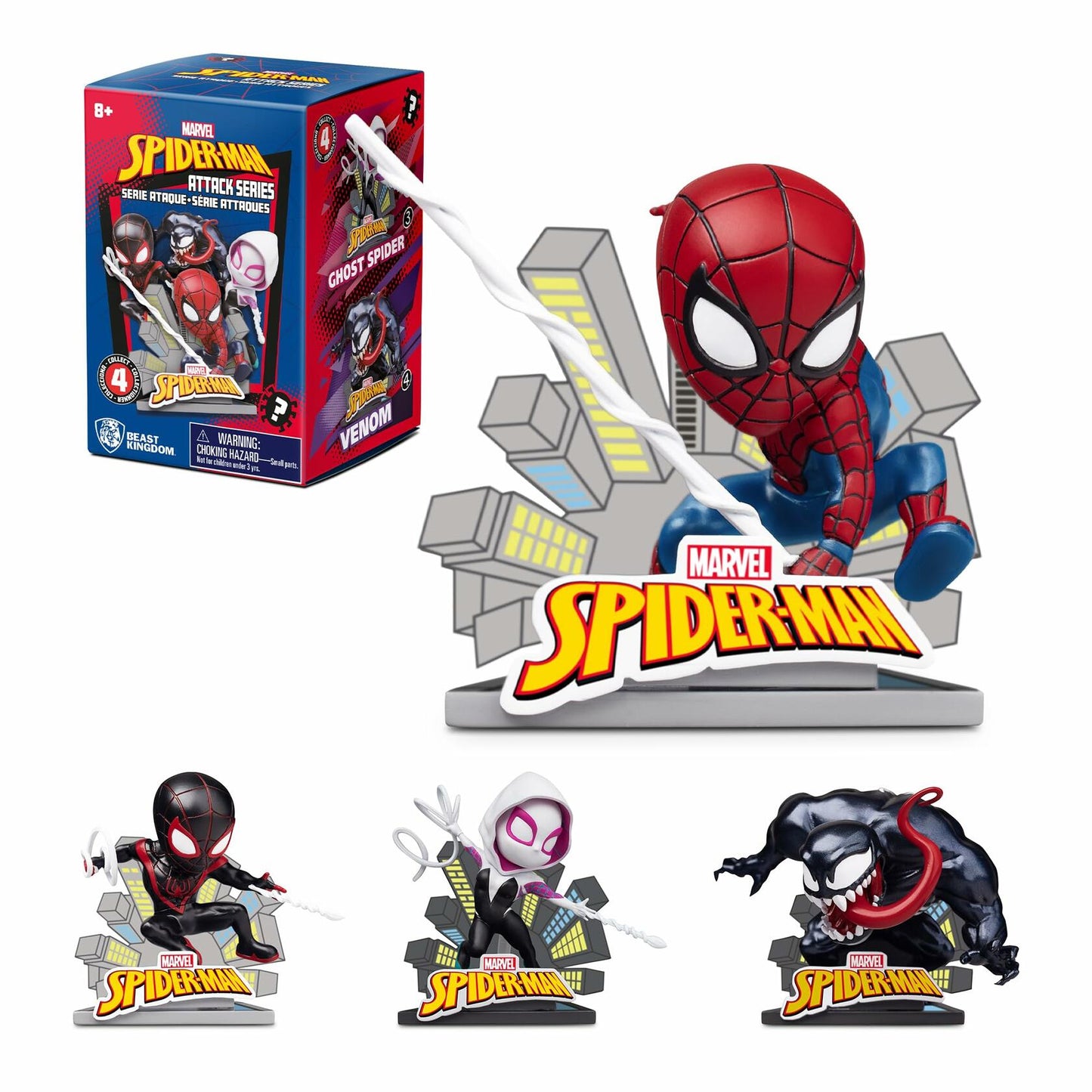 Marvel Spider Man Attack Action Figure Vinyl Toy Single Pack