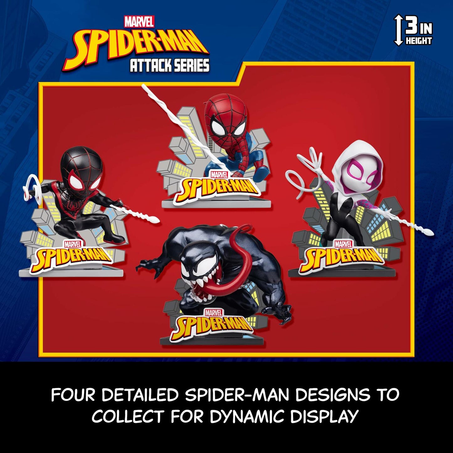 Marvel Spider Man Attack Action Figure Vinyl Toy Single Pack