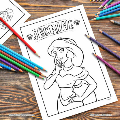 Disney Princess Ariel 32-Page Color by Number Activity Book