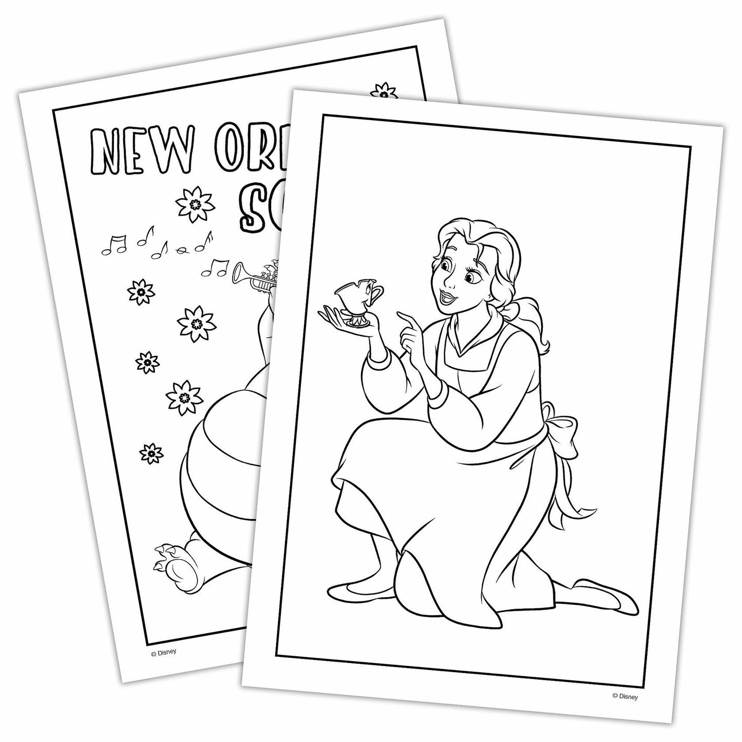 Disney Princess Ariel 32-Page Color by Number Activity Book