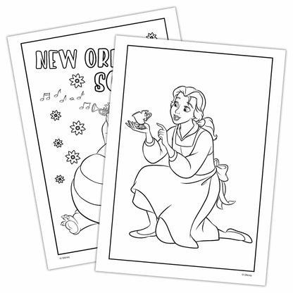 Disney Princess Ariel 32-Page Color by Number Activity Book