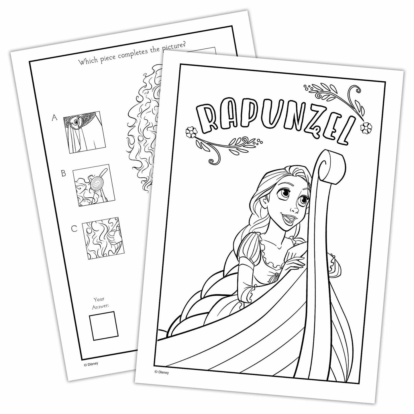 Disney Princess Ariel 32-Page Color by Number Activity Book