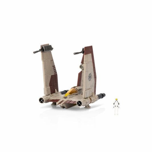 Star Wars Micro Galaxy V-19 Torrent Starfighter 5" Vehicle with Figure
