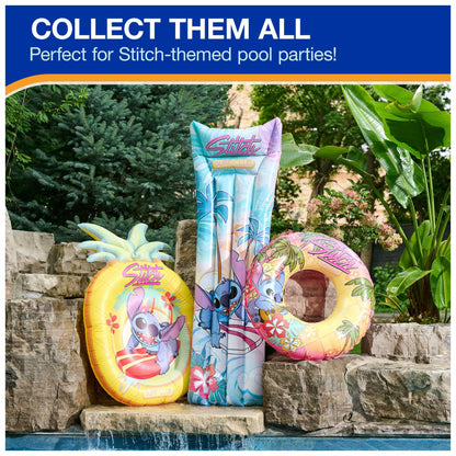 Disney Stitch Swim Tube Pool Float Inflatable Pool Toy