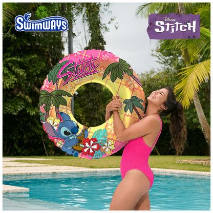 Disney Stitch Swim Tube Pool Float Inflatable Pool Toy