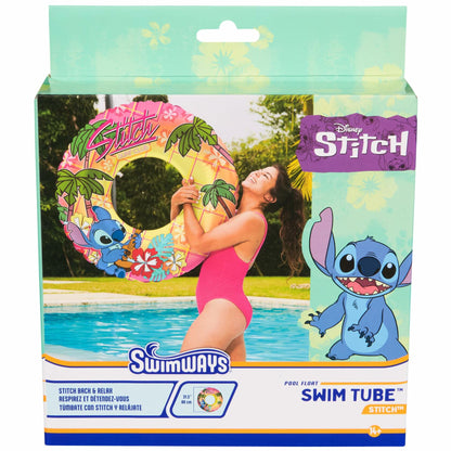 Disney Stitch Swim Tube Pool Float Inflatable Pool Toy