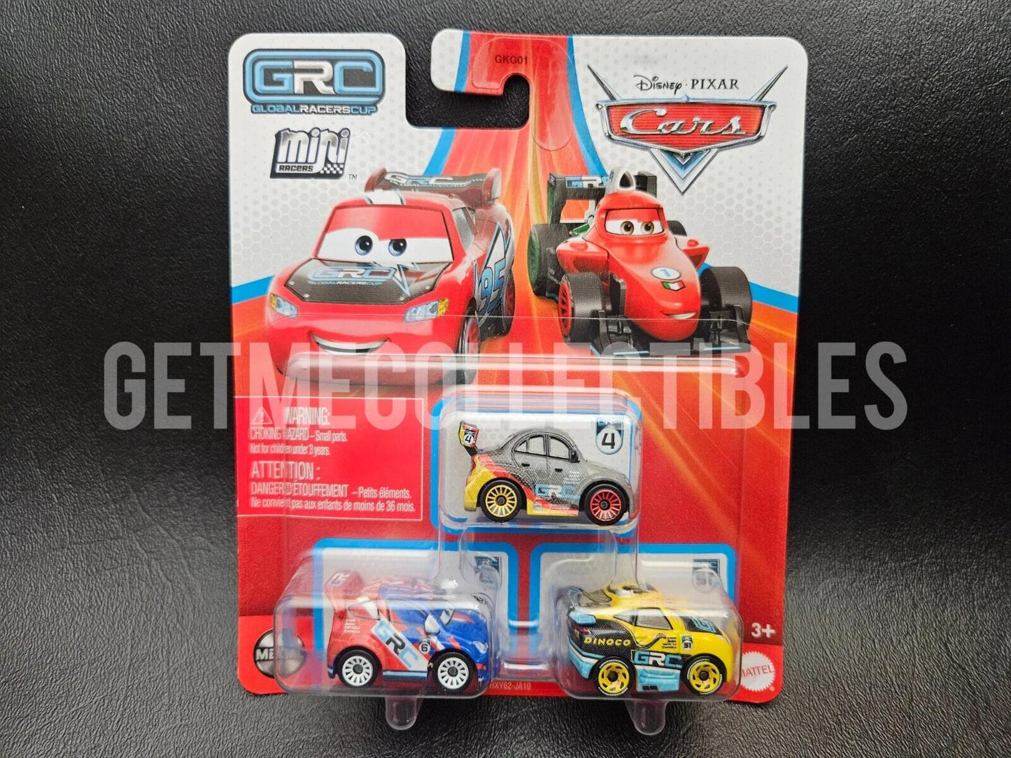 Disney Pixar Cars Mini Racers GRC Raoul Caroul Max Schnell Cruz 3 Pack