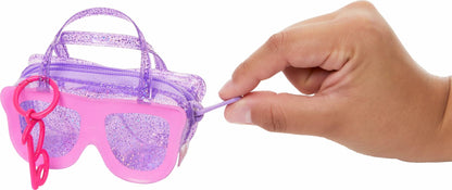 Barbie Fashion - Deluxe Sunglasses Bag & Multicolor Gingham Dress