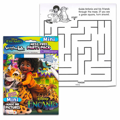 Disney Encanto Coloring Book Set with Stickers Crayons Door Hanger