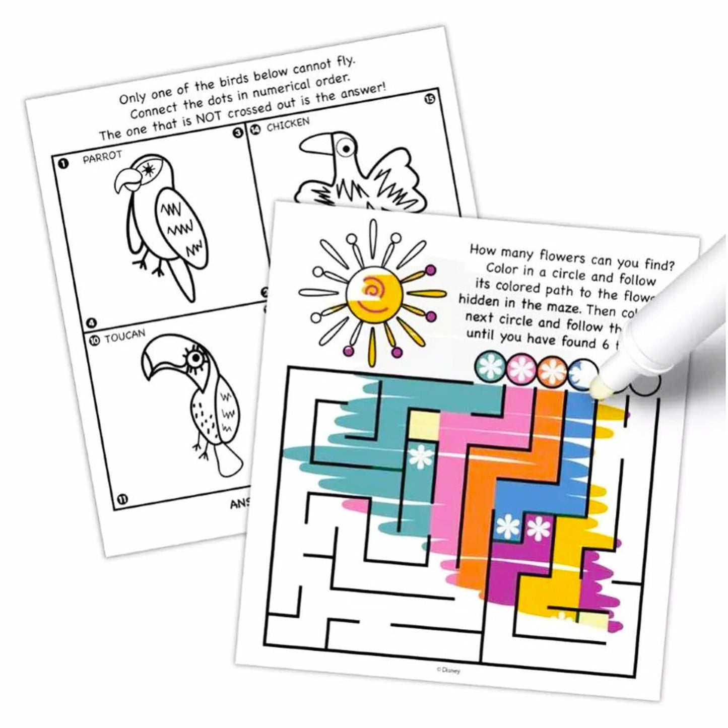 Disney Encanto Coloring Book Set with Stickers Crayons Door Hanger