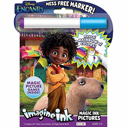Disney Encanto Coloring Book Set with Stickers Crayons Door Hanger