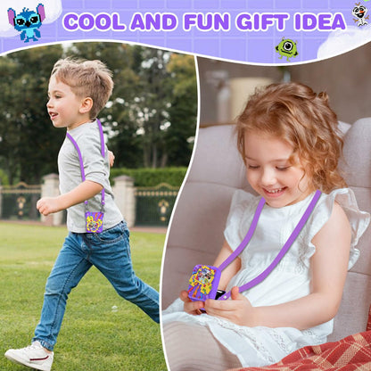 Disney Silicone Protective Case Purple with Lanyard