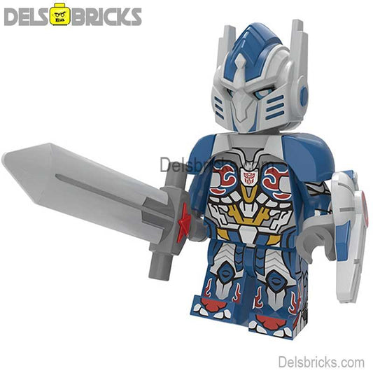 Transformers Lego Custom Minifigure - Optimus Prime (Knight)