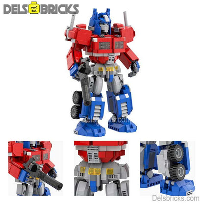 Transformers Lego Custom Minifigure - Optimus Prime (Big Figure)