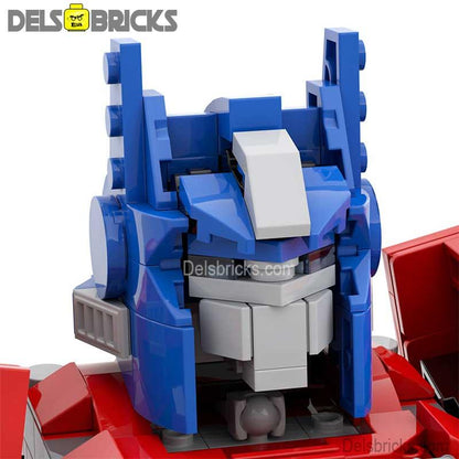 Transformers Lego Custom Minifigure - Optimus Prime (Big Figure)