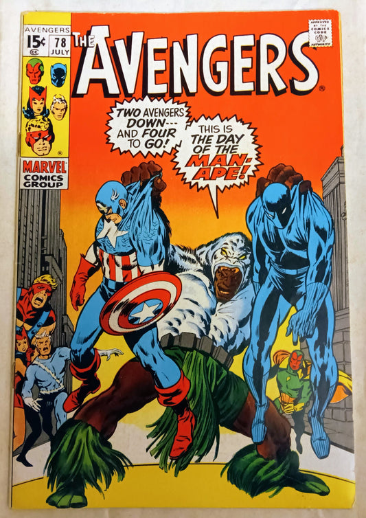 Avengers #078, Marvel Comics (July 1970)