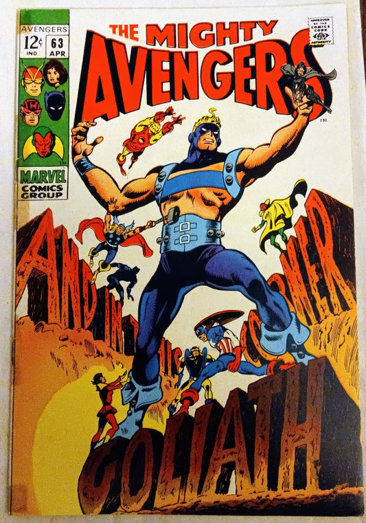 Avengers #063, Marvel Comics (April 1969)