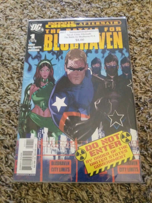 Comic Book Set: Crisis Aftermath: Battle for Bludhaven #1-6, DC Comics