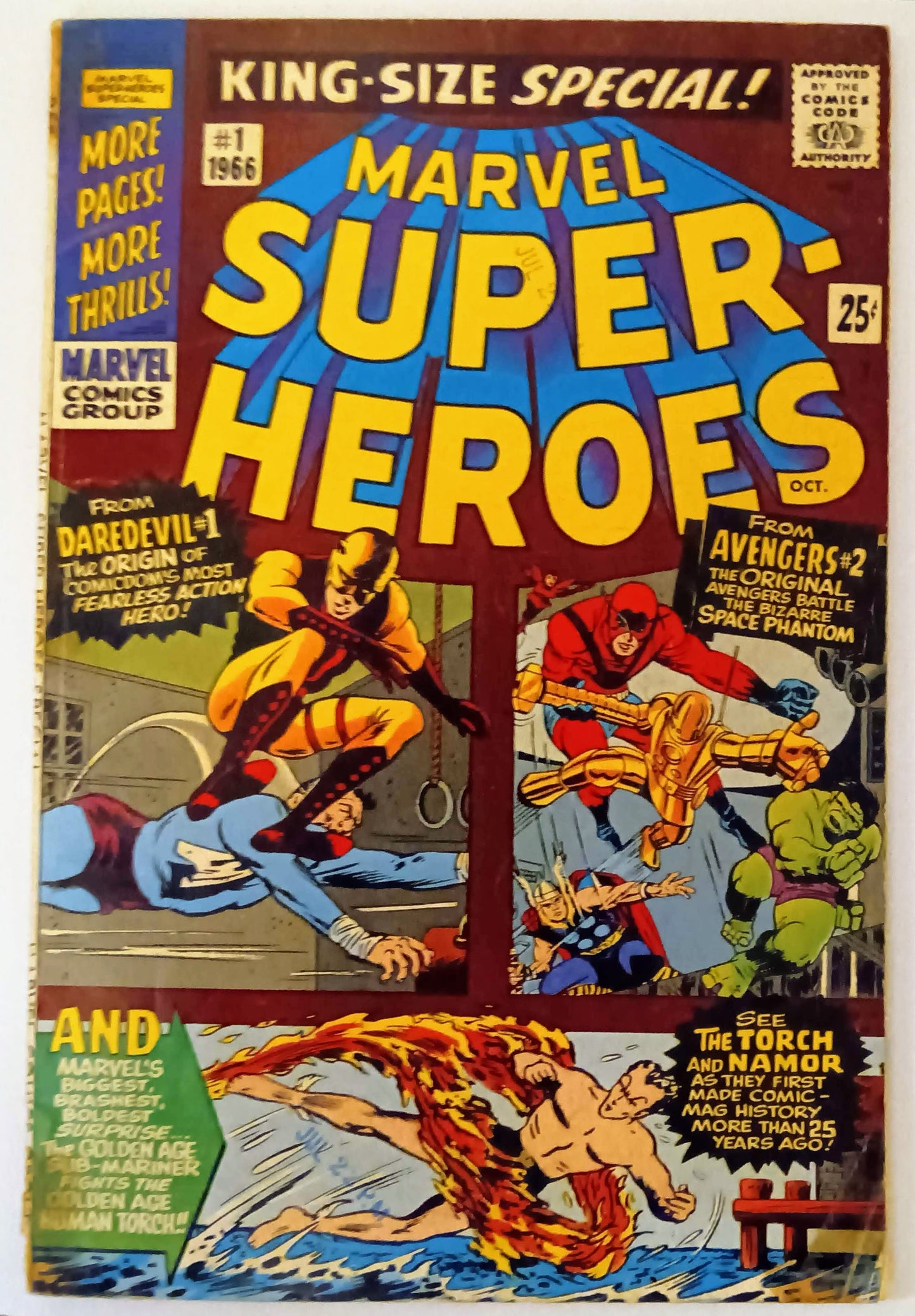 Marvel Super Heroes Special #1, Marvel Comics (October 1966, GD+)