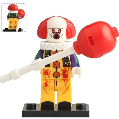 Movies Lego Custom Minifigure - Pennywise Stephen King's IT 1990 1