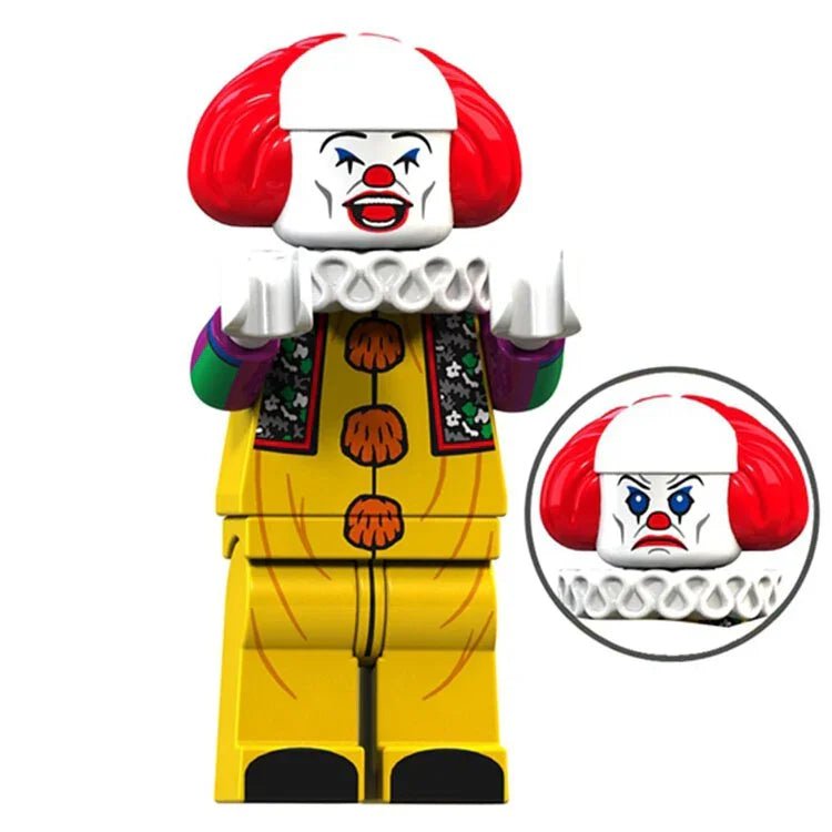 Movies Lego Custom Minifigure - Pennywise Stephen King's IT 1990 2