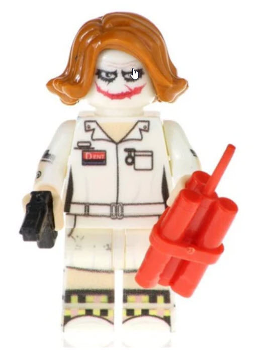 DC Lego Custom Minifigure - The Joker (Nurse)