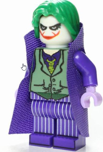 DC Lego Custom Minifigure - The Joker The Dark Knight 2
