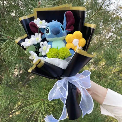Disney Kawaii Eeyore & Flower Plush Bouquet – Cute Valentine’s or Birthday Gift
