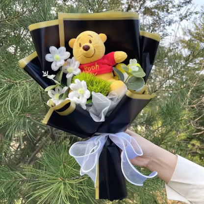 Disney Kawaii Eeyore & Flower Plush Bouquet – Cute Valentine’s or Birthday Gift