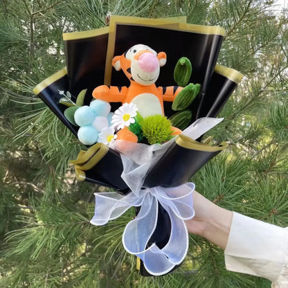 Disney Kawaii Eeyore & Flower Plush Bouquet – Cute Valentine’s or Birthday Gift