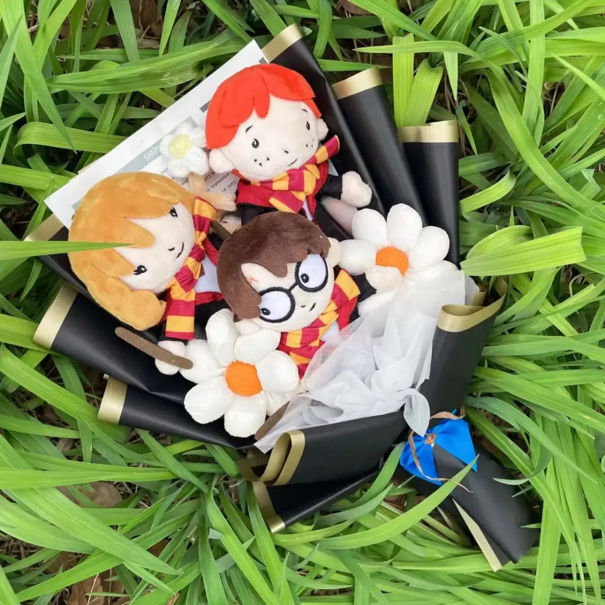 Harry Potter Plush Bouquet – Handmade Cute Graduation Gift for Fans
