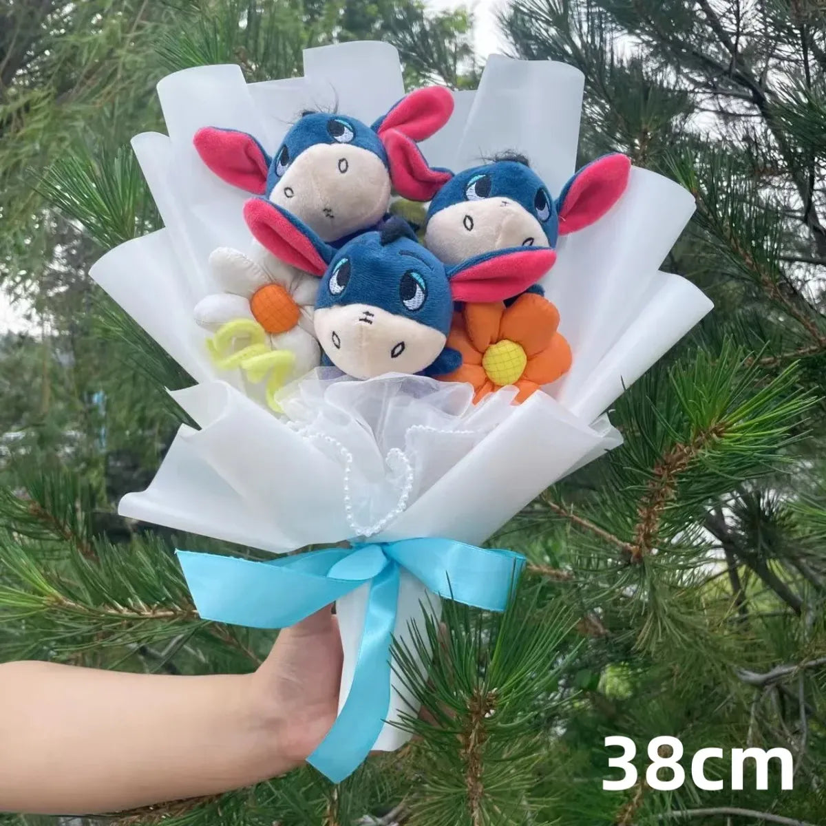 Disney Winnie the Pooh Plush Bouquet – Handmade Gift with Eeyore & Tigger