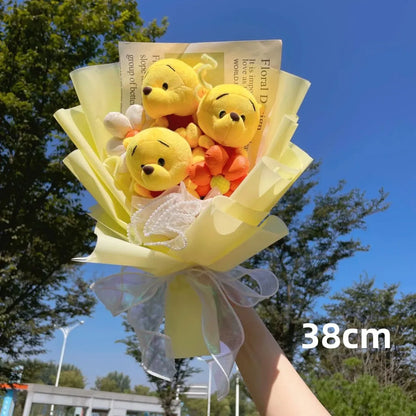 Disney Winnie the Pooh Plush Bouquet – Handmade Gift with Eeyore & Tigger