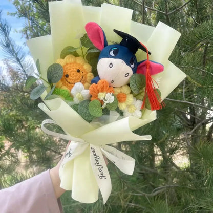Disney Winnie the Pooh Plush Bouquet – Handmade Gift with Eeyore & Tigger