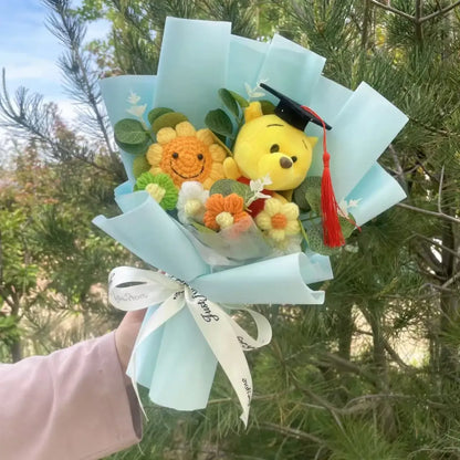 Disney Winnie the Pooh Plush Bouquet – Handmade Gift with Eeyore & Tigger