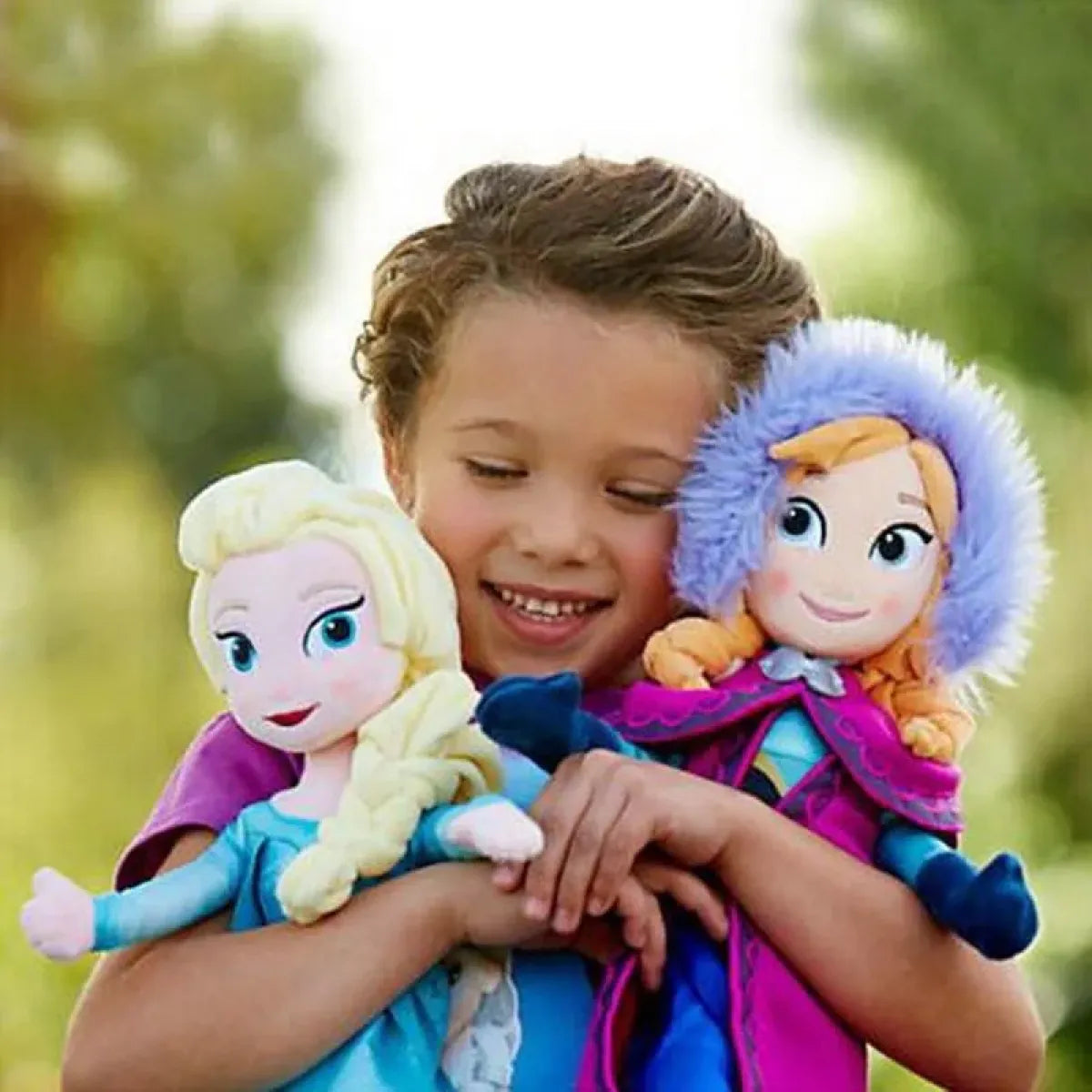 Disney  Frozen Elsa & Anna Plush Dolls – Princess Stuffed Toy Gift